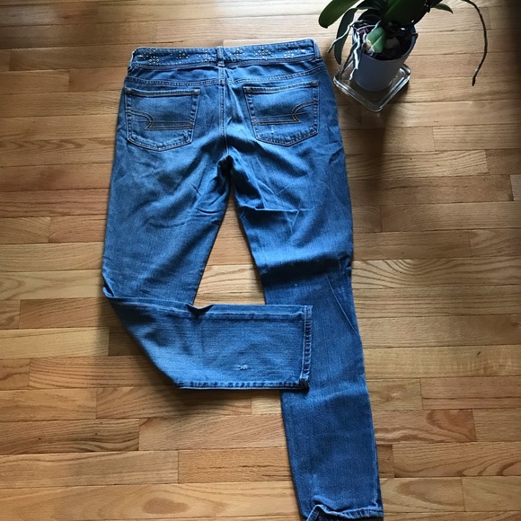 Sz 8 | American Eagle | Skinny Straight Leg Jeans - Picture 1 of 8